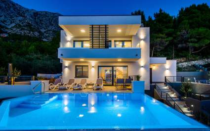 Luxury villa Leona near Makarska, heated pool